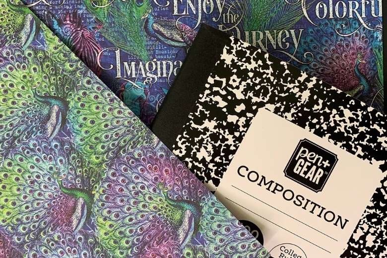 composition notebook makeover