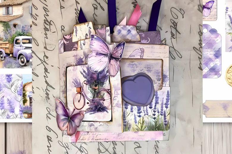 Summer in Tuscany Paper Craft Socials Flip Folio Kit