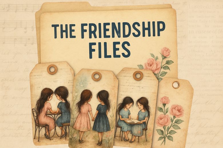 The Friendship Files vintage friends printable file collection