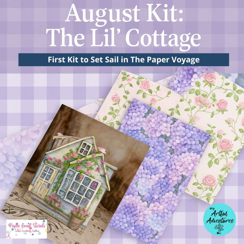 The Paper Voyage subscription will start off with The Lil' Cottage kit for its maiden voyage