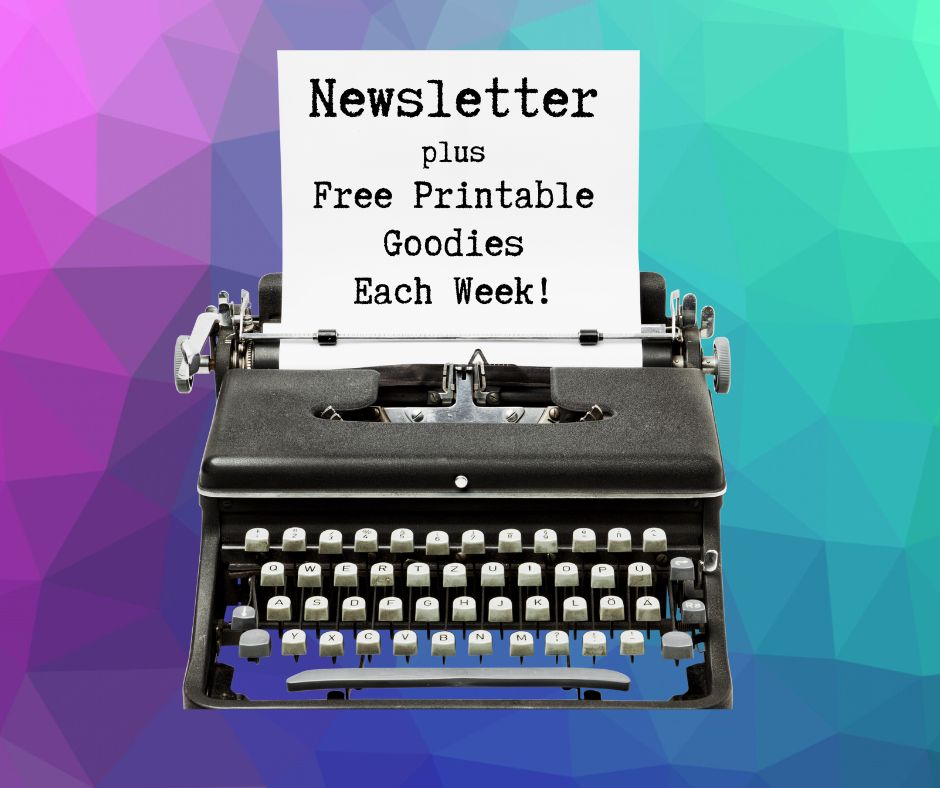 Newsletter Typewriter Graphic